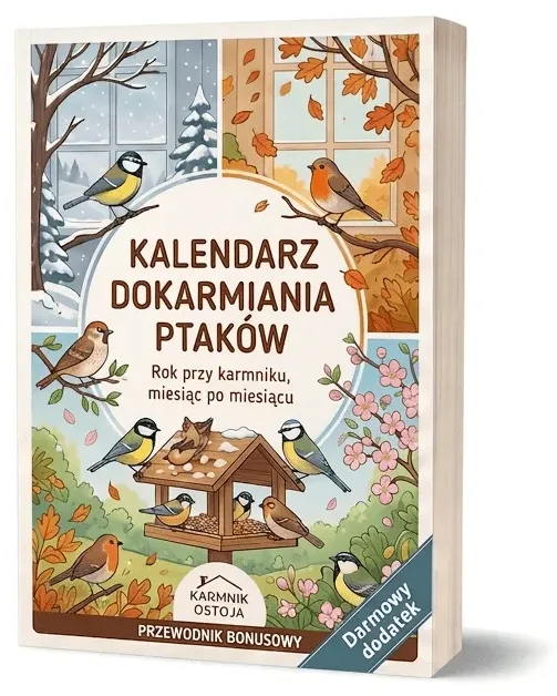 Kalendarz dokarmiania ptaków - okładka